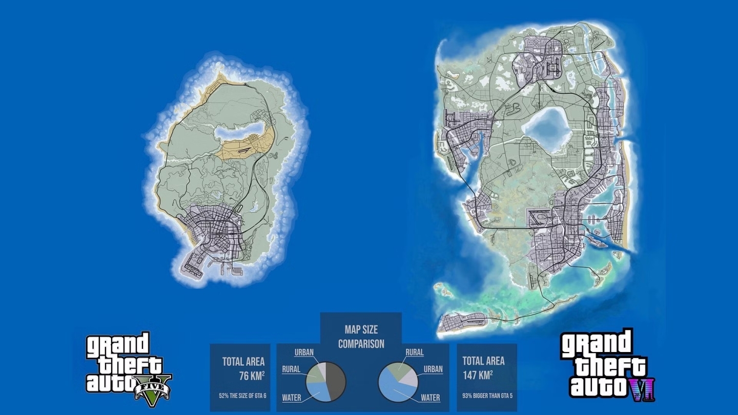 gta 6 map right now square kms