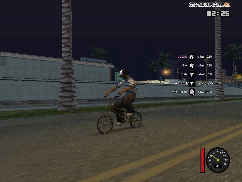 A biker in LS