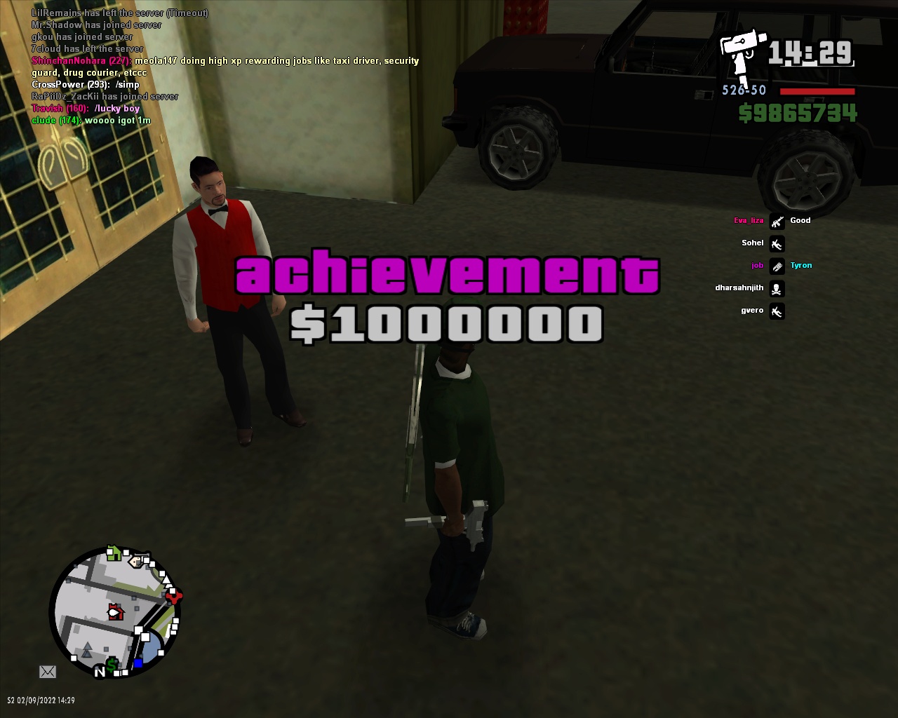 $1000000 achievement