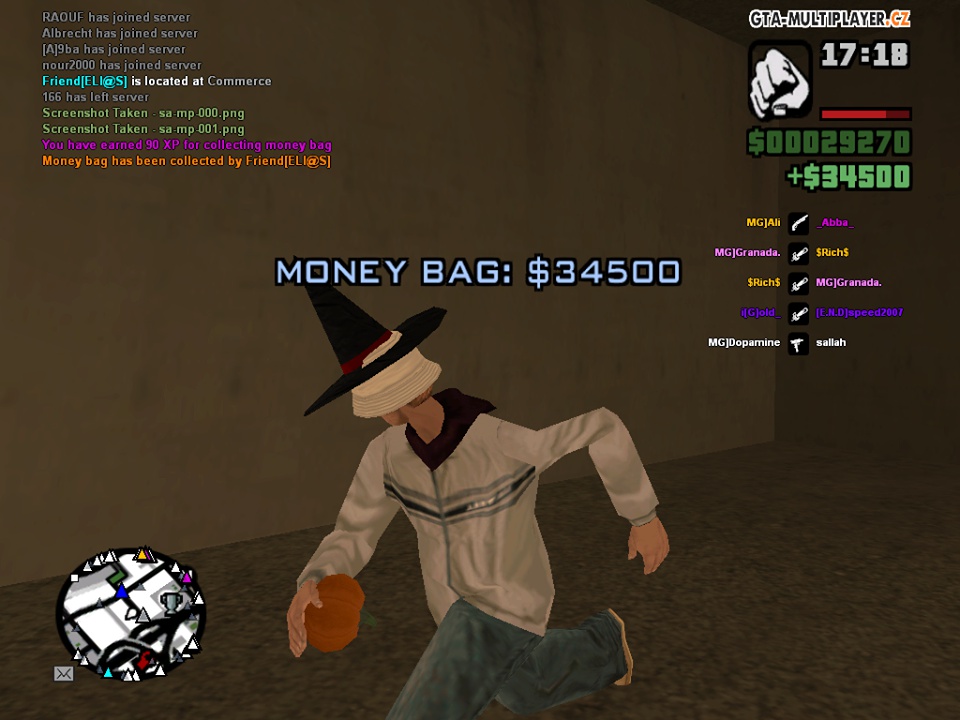 I found Moneybag in Commerce