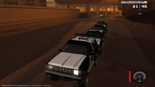 Convoy of police XD