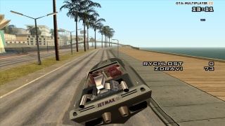 Normal day on highway in San Andreas