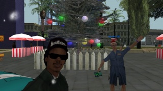 Tree Christmas in LSPD with Friend :D