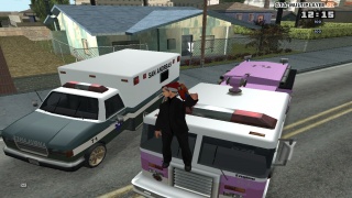 Take selfie with my Ambulance (164) and Fire truck (176) 