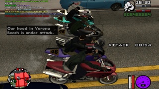 The Bikers gang members.