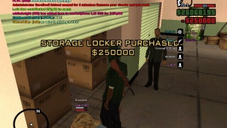 1st storage locker bought