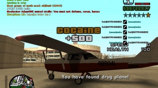 Drug plane @LSA