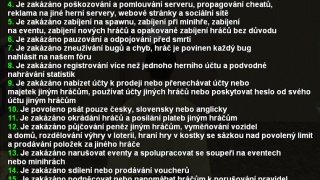 Aktuální/actual pravidla/rules 2k22