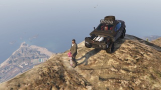 Top of MT.Chilliad with Franklin :D