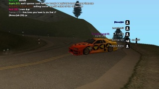 ZwiftX drifting style at tight corners in Drift Hill SF!