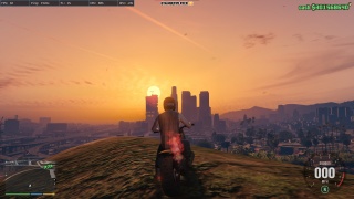 sunset ride
