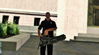 HOLDING BEST GUN OF SAMP