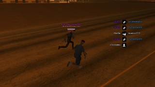 Racing with Alien from LV to LS running =D