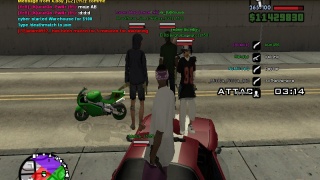 grove street members in 1 terratory