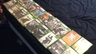 My big collection of xbox 360 games