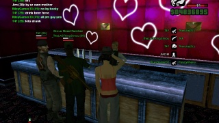 getting drunk at strip club :D