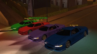 Just Infernus in 4 colours