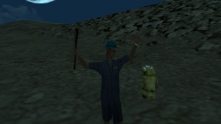 Moneybag in Mount chilliad xD