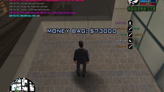 Just another money bag in downtown los santos