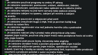 Aktuální /pravidla /rules 