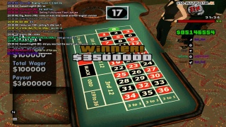 Won 3500000 on 17!